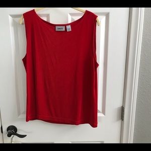 Chico’s Travelers sleeveless top XL